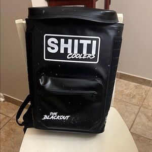 The Blackout Black Backpack Cooler - Insulated Men’s Bag